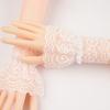 1PC Women's Lace Horn Sleeve Cover Skin friendly Soft Mesh Ruffle Edges Hollow out Fashion Item