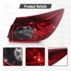 For Mazda 3 Sedan 2014 2015 2016 2017 2018 Car accessories Right Outer Side Tail Light Rear Brake Lamp Without Bulbs