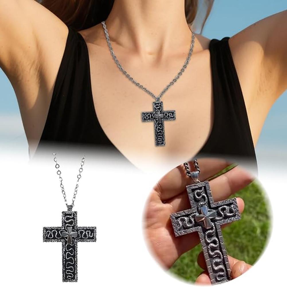 2025 Squid Necklace Set Cross Shaped Necklace With Hidden Compartment 3D Octopus Tentacle Necklace Pendant Vintage Jewelry Gifts