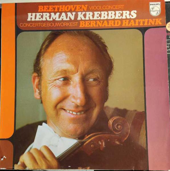 LP Record LUDWIG VAN BEETHOVEN  HERMAN KREBB  Vioolconcert 6599851 Philips 1975 Netherland Classical Used