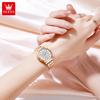 OLEVS Women Watch Original Business Automatic Date Waterproof Chronograph Top Luxury Elegant Diamond Women Quartz Watch