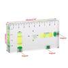 Hochpräziser transparenter magnetischer Libellenblasen-Mini-Wasserwaage MAS in zwei Richtungen