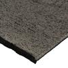 Tapis en coton et polyester lavable tissé plat anthracite 80x150