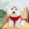 Neuer chinesischer Stil Haustier Hund Kleidung Bestickt Haustier Hund Katze Kleidung Teddy Bichon Pudel Kleine Mittelgroße Hunde Quastenweste Herbst