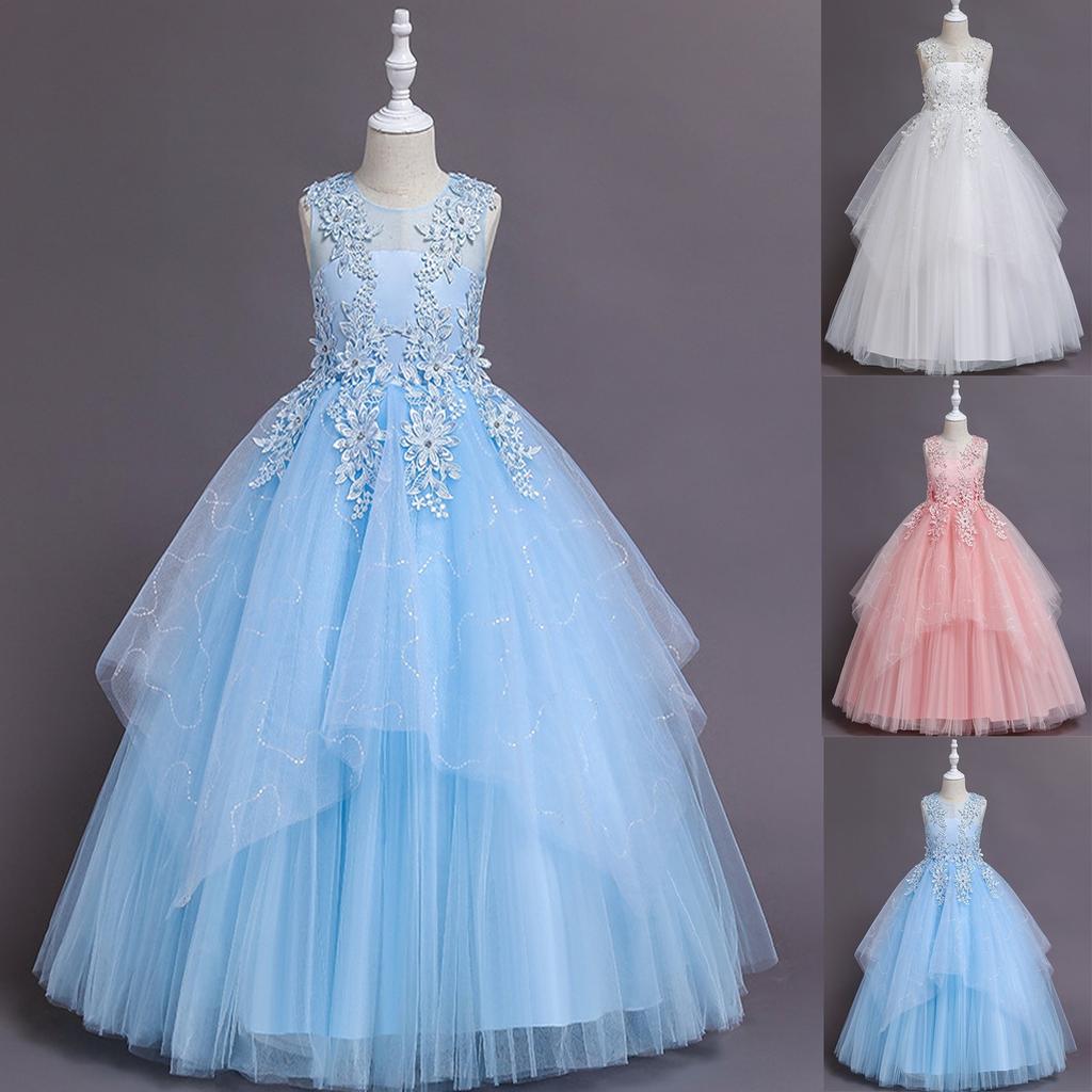 Girls Princess Gown Performance