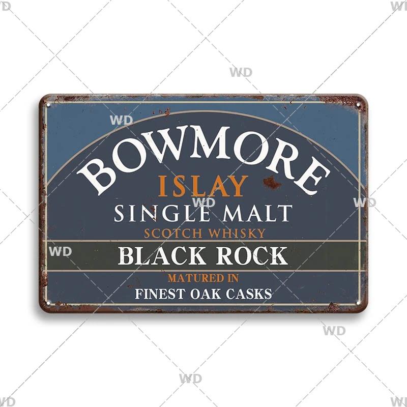 Whisky Marke Metallschild Blechschild Dekorative Plakette Metall Vintage Metall Posterplatte Irland Bar Kneipe Club Männerhöhle Wanddekor
