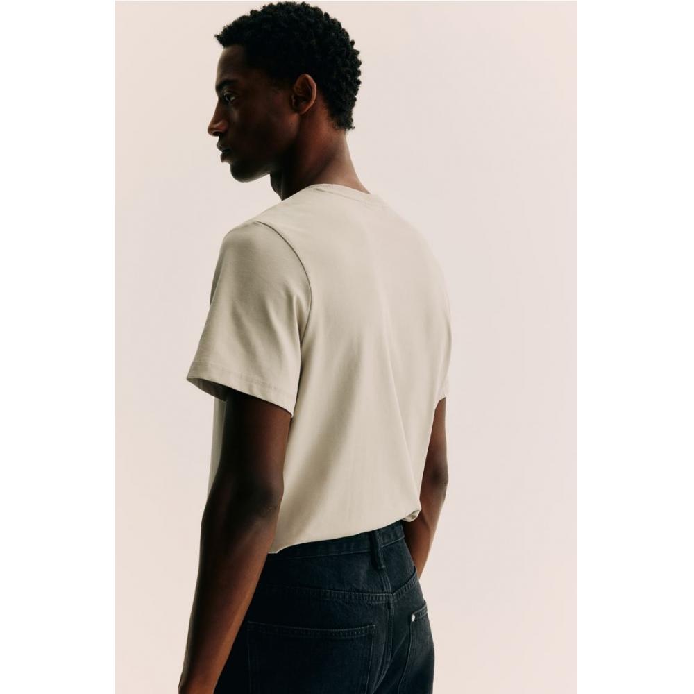 H M coolMax Regular FiT T sHirT Beige