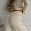 Fashion Women, Exquisite Cotton Spring and Autumn Pure Cotton Long-sleeved Trousers Home Two-piece Loungewear