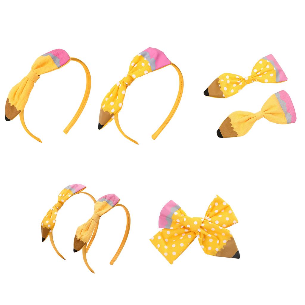 Eye Catching Polka Dot Fabric Hair Clip Soft Comfortable Back to School Headband Headpieces Fashion Accessory for Women