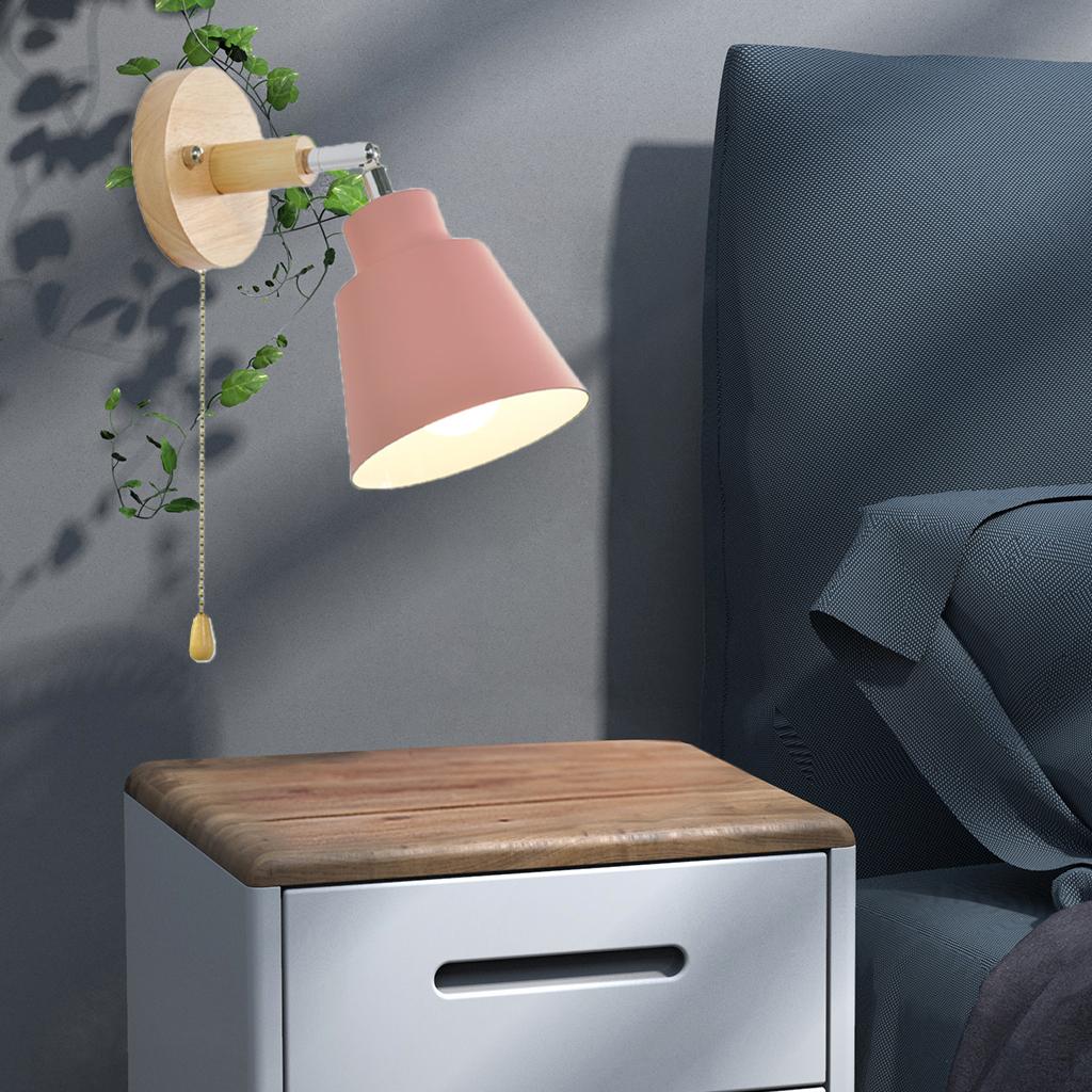 Light, Wall Mounted Modern Style Bedside Sconce E27 Socket for Livingroom Porch Decor Bedroom