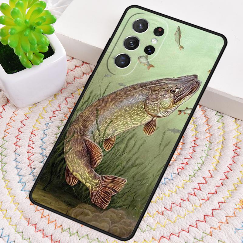 Trout Fish Fishing TPU Phone Case For Samsung Galaxy Note 10 Pro S26 S25 S24 S23 S22 Ultra Plus S21 FE S20 Shockproof Cover