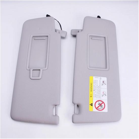 Interior Front SunVisor Panel with Makeup Mirror Light Sun Visor Compatible with VW Tiguan Mk2 2017+, Compatible with Touran 2016+, ID.4