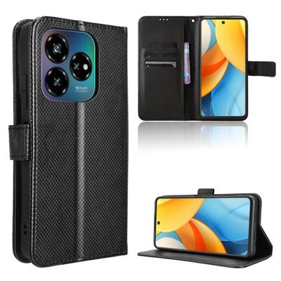 Husă din piele pentru telefon ZTE Blade V60 Design PU Husă retro rezistentă la șocuri cu curea