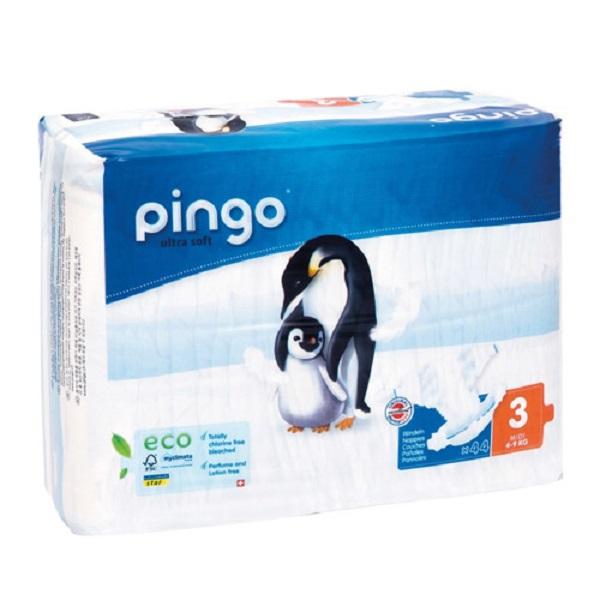 

Органические подгузники Pingo Swiss, этап 3 (4-9 кг) 44 листа