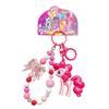 Genuine My Little Pony Beaded Keychain: Twilight Sparkle & Pinkie Pie Figurine Ornament