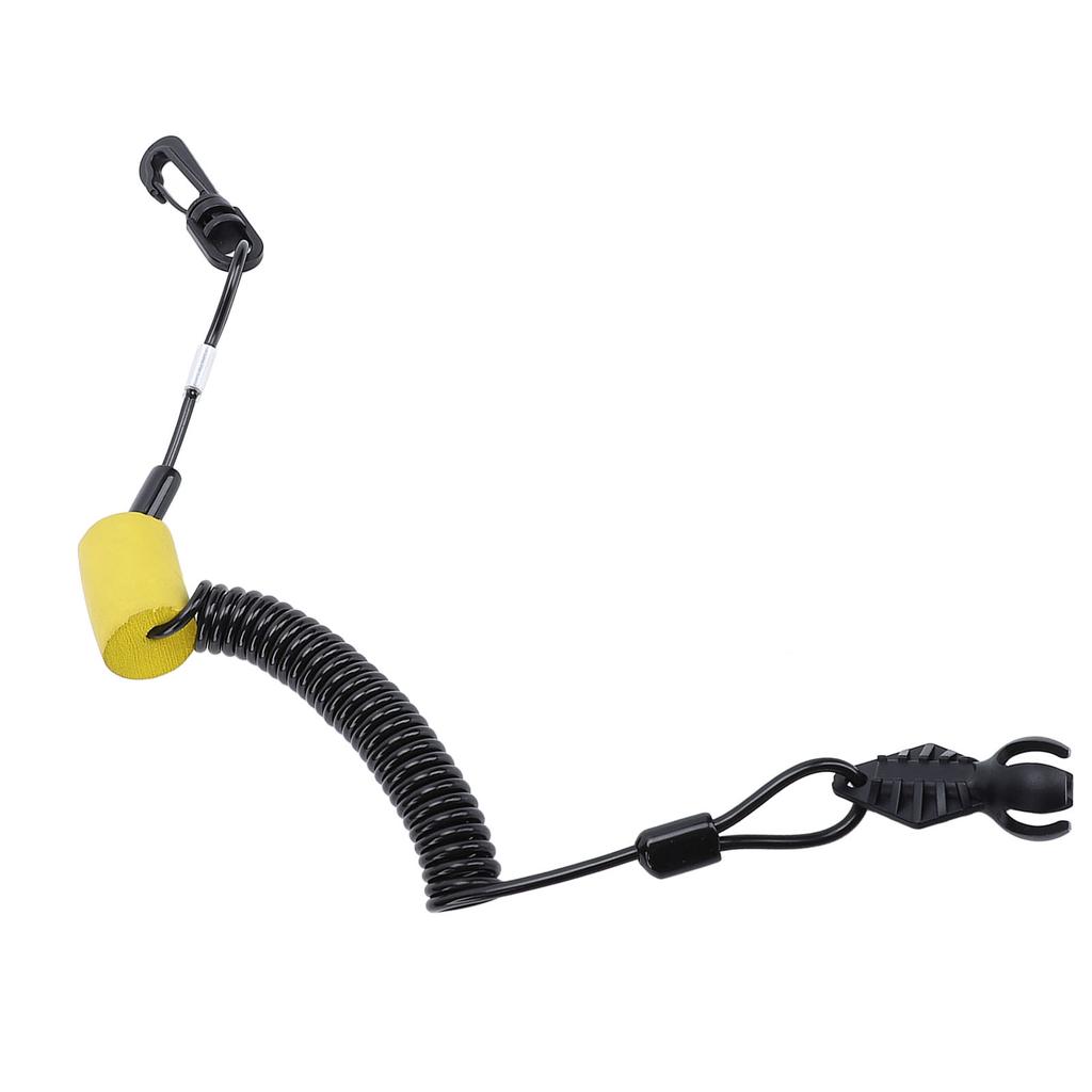 Jet Ski Tether Key Lanyard Elastic Rope 278003092 Anti Theft Learning Key Cord and Clip Replacement for Sea‑Doo GTI GTR GTX SPARK