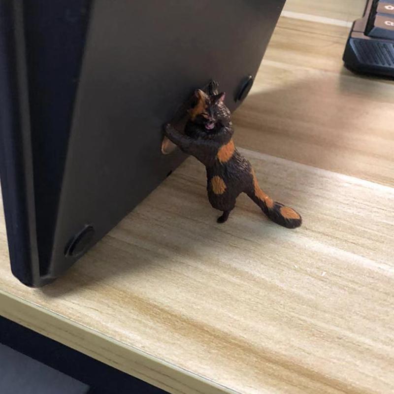 Cute Cat Phone Holder Car Mobile Phone Bracket Practical Convenient Portable Phone Accessory