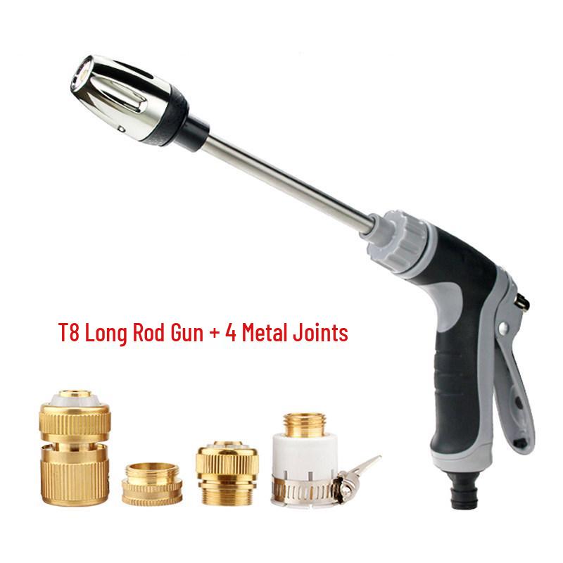 Pressurized Water Gun & Telescopic Hose Set for Car Wash and Gardening