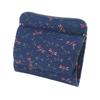 Portefeuille Indenya Inden, Porte-monnaie, Porte-monnaie G, Peau de cerf, Bleu marine avec laque noire et rouge, Motif libellule Nagomi, 7511