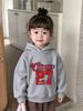 Fall and Winter Best-Sellers Kids Fleece Hoodie Chicago 27 Print Warm Breathable Loose Long Sleeve Sweatshirt