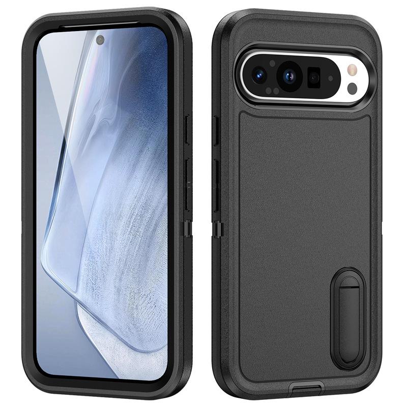 Applicable to Google Pixel 9 Pro Defend Tri-proof phone case Pixel 9 XL bracket 3-in-1 protective case
