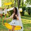 Inflatable Banana Decoration with Hoop Pump Prank Style Banana Ornament Party