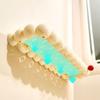 Punch Free Cloud Suction Cup Storage Rack Wall Mounted Wall Display Shelf  Bathroom