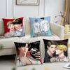 Anime BJ-A-Alex Pillow Case For Sofa Bedside Table Bedroom Backrest Living Office Cushion Printed Square Multiple