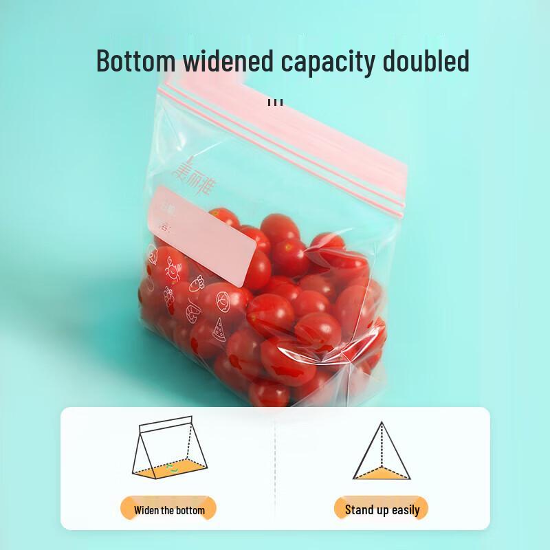Meiliya Medium Double Seal Ziplock Food Storage Bags