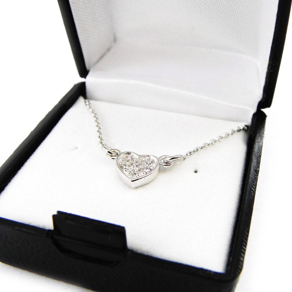

Сокровища Лили [D8037] - Ожерелье с серебряной цепочкой Pretty Heart