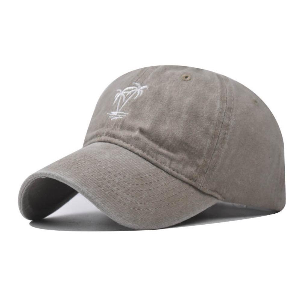 Thin Embroidery Baseball Hat Retro Washed Cotton Baseball Cap Apparel Accessories Shade Hat  Men