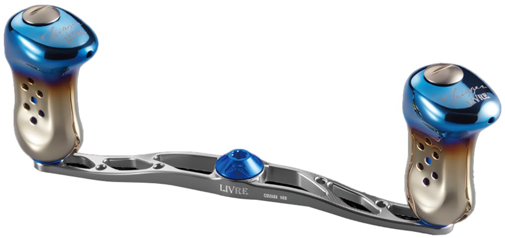LIVRE 11939 Коленвал 140 с ручкой-триггером для Kurodai Kobo Titanium (с Дрэгом) Катушка, & Синяя, FKKK140-TR-TIB