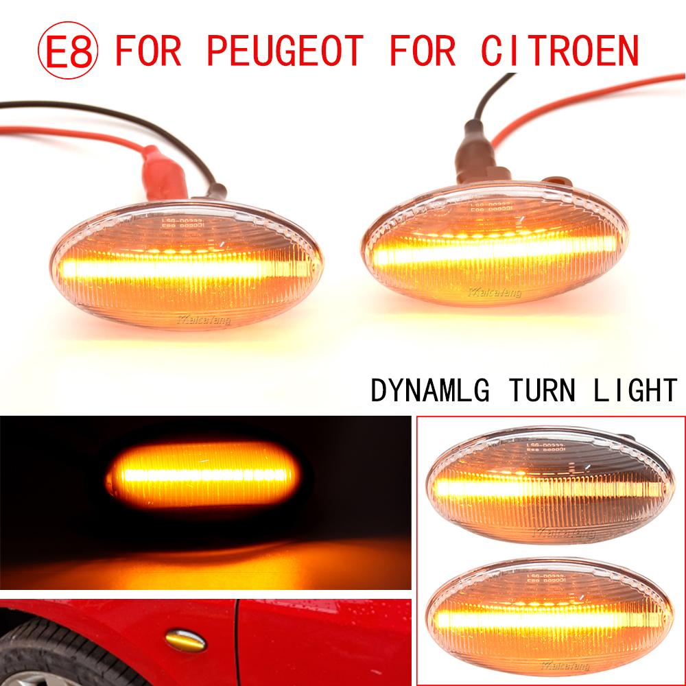 For Peugeot 206 307 407 Partner Citroen Expert Citroen Berlingo Xsara Elysee Jumpy C3 C5 LED Side Marker Light Repeater Lamp