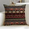 Floral pattern Cushion Cover Soft  EasyWash Pillow Case  Versatile for Couch Bed Travel and Office