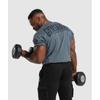 Gymshark Heritage Washed T-Shirt Titanblau A4a9h Ucms