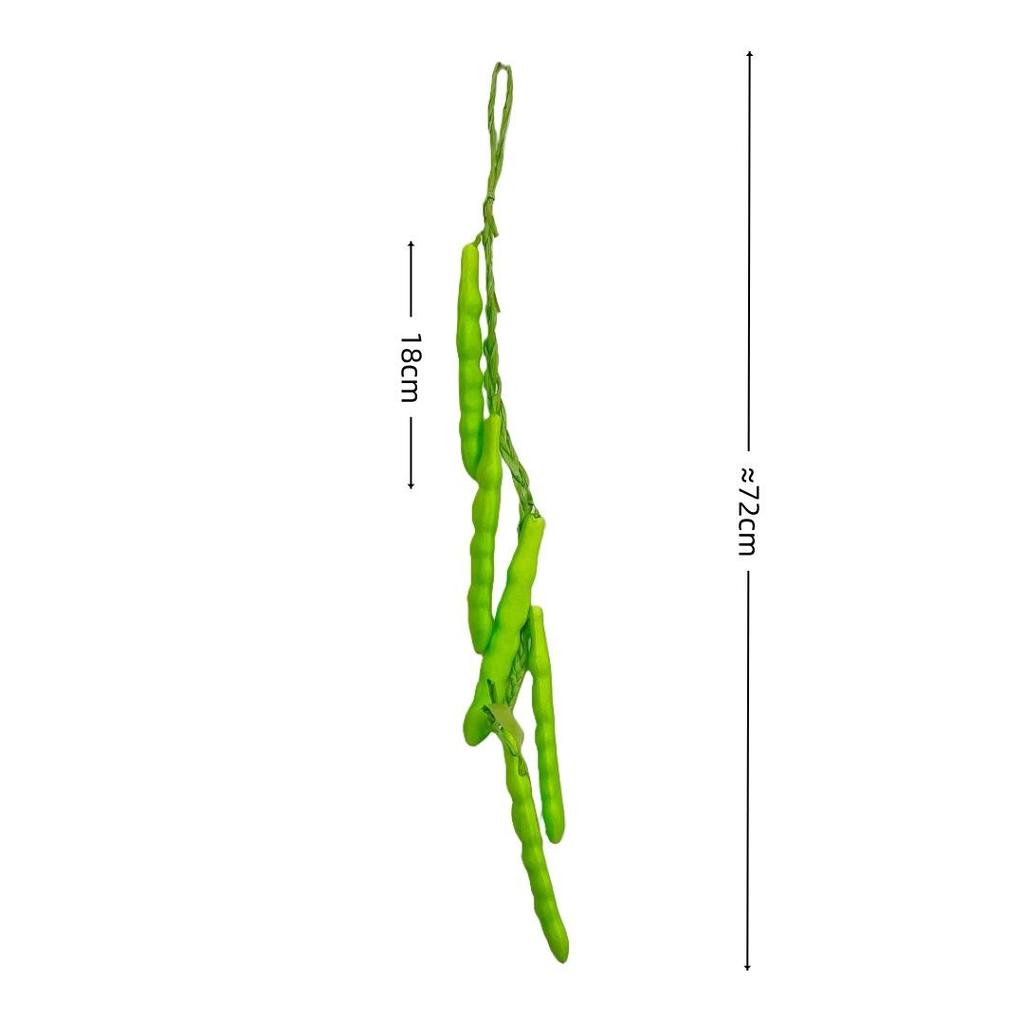 Realistic Hanging Vegetable String: Chili, Potato, Corn, Garlic, Peanut Props for Yard or Restaurant Decor
