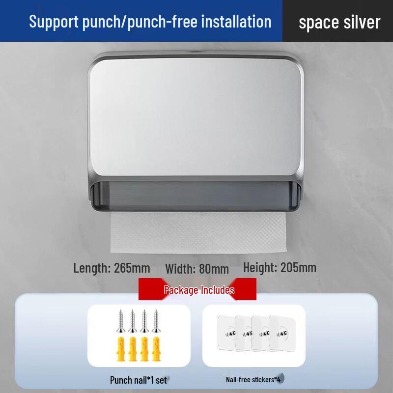 Deshangyuan Wandmontierter Papierhandtuchspender - 5er-Pack