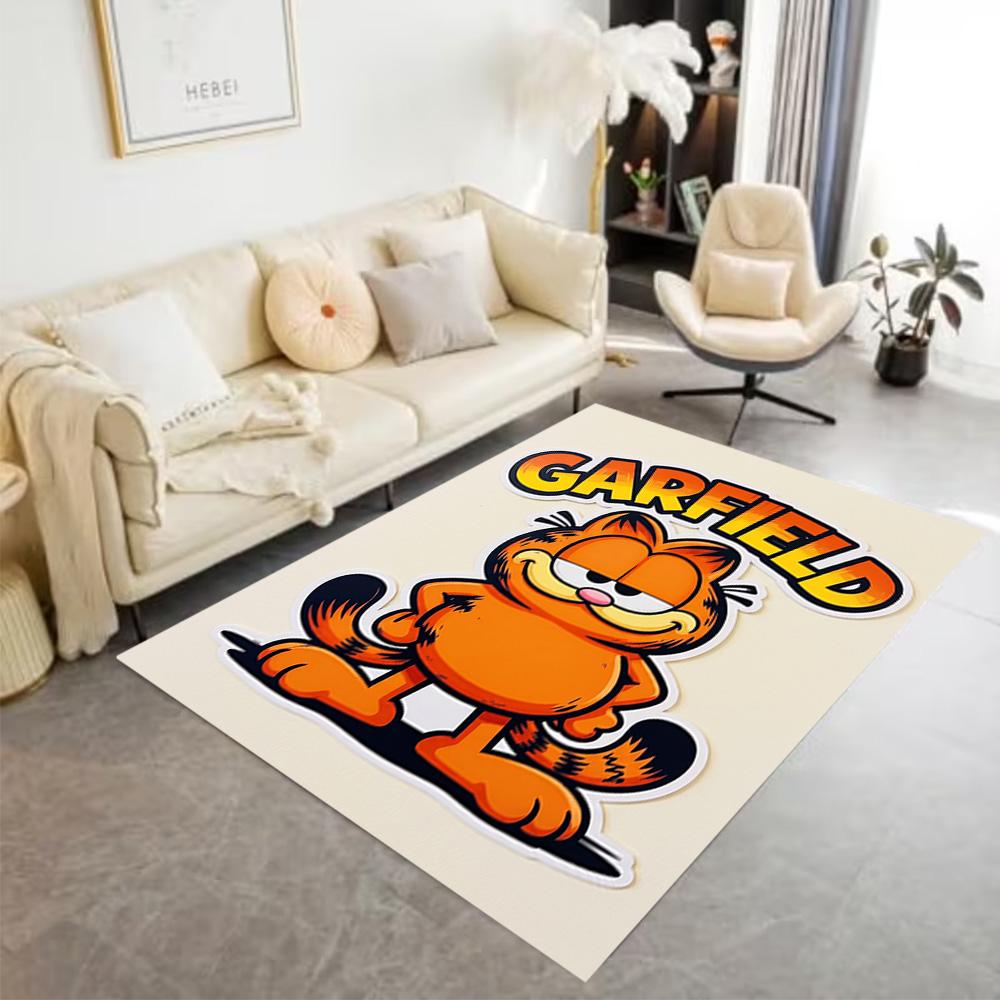 Garfield Cat Adventure Carpet Perfect for Kitchen Living Rooms Playrooms Foyer Anti-slip Rug Office home decor Spiritual Gift