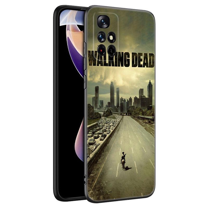 The Walking Dead Black Silicone Phone Case For Xiaomi Redmi Note 9 10 11 11S 11T 12 13 Pro 5G Plus 9S 10S 12S