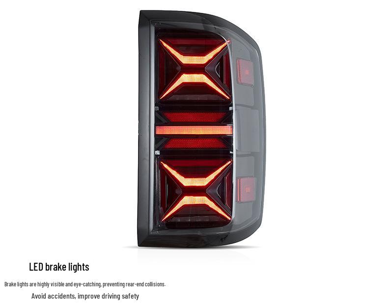 LED Tail Light Assembly for 2014-2018 Chevy Silverado Brake Lights Modification