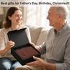 Dad I Want to Know Your Life Story Leather Journal (Hardcover) - Birthday Gifts for Dad - Guided Legacy Journal to Share His Life Story - Ideal Gifts