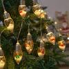 1pc 10/20LED Christmas Snow Globe String Lights Santa Claus Christmas Tree Reindeer Doll Wish Light For Wedding Party Home Decor