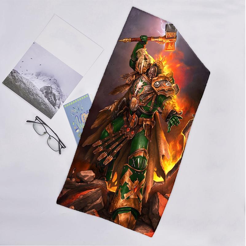 Warhammer Mode Strandtuch: Ideal für Sommerabenteuer Weich, saugfähig und schnell trocknend geeignet zum Schwimmen und Baden