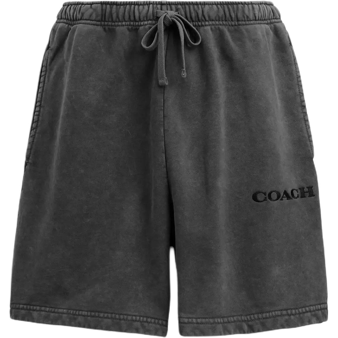 

Coach Ss25 Logo Embroidered Cotton Vintage Casual Shorts Men shorts Black CS791-BLK M