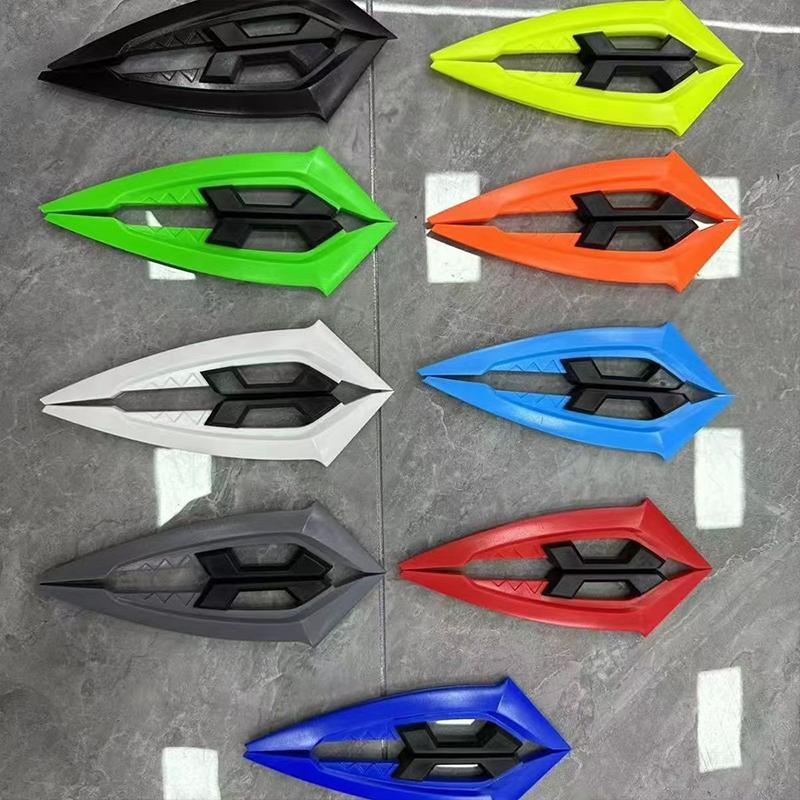 1 Pair Universal Motorcycle Winglet Aerodynamic Spoiler Dynamic Wing Decoration Sticker For Motorcycles E-bikes Scooters Etc