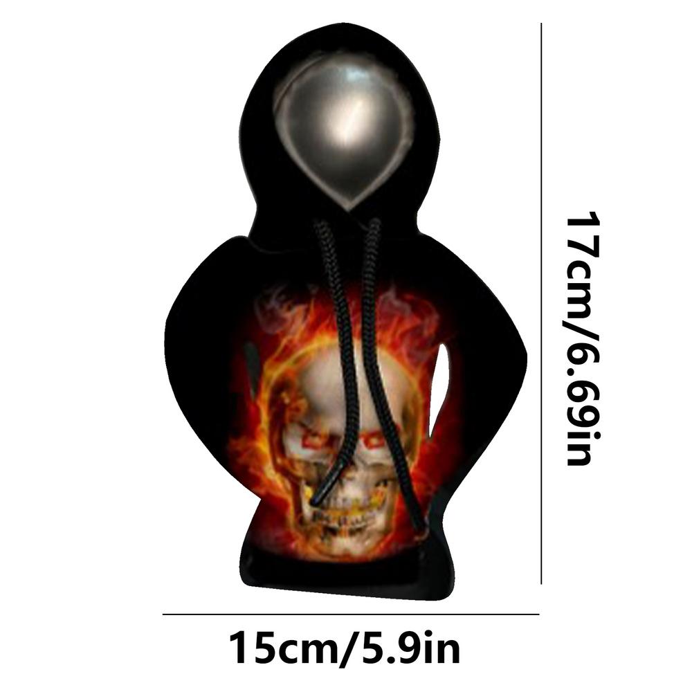 Gearshift Hoodie Creative Funny Skull-Themed Cover Shift Knob Hoodie For Fun Lifestyle Personal Hobby Daily Fashion Home Driving