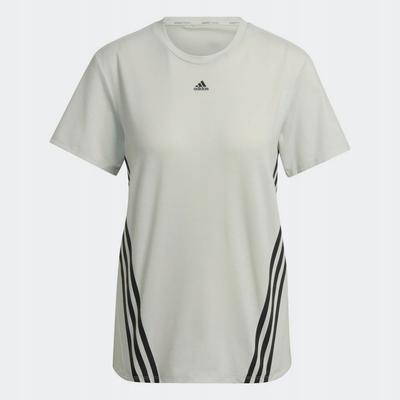 Y7362 Adidas TrainIcons 3-Stripes Tee HK6976 WOMEN'S SPORTS T-SHIRT M