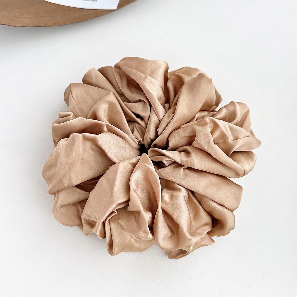 1 Stück Extra Große Flauschige Hochelastische Weiche Seidige Lässige Mode Scrunchies für Frauen Mädchen Haarbänder Accessoires