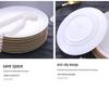 Gold Rimmed Jingdezhen Bone China Flat Plate - Elegant Ceramic Dinnerware for Home & Restaurant