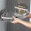 1 Pc Bathroom Shelves No-drill Wall Mount Corner Shelf Shower Storage Rack Holder for WC Shampoo Organizer Bathroom Accessories